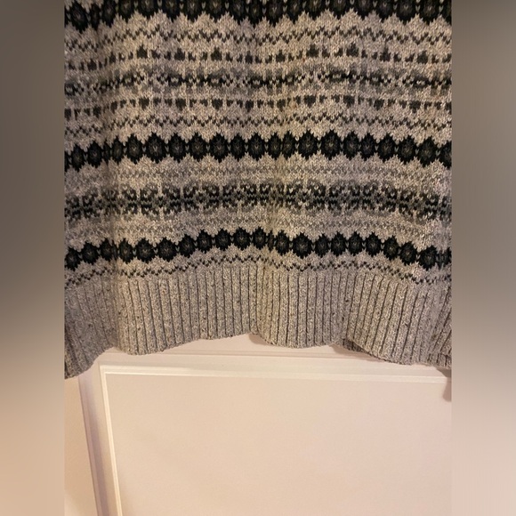 Goodfellow & Co. Men's Standard Fit Jacquard Sweater, Gravel Gray - Size Large - Picture 7 of 10